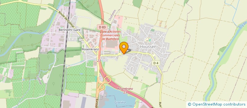 localisation de l'entreprise MADAME YVONNE MARSCHALL  HOUSSEN