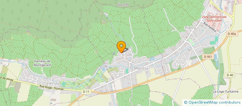 localisation de l'entreprise MADAME YVONNE MAUCHAMP  MOUSSY