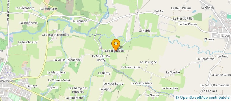localisation de l'entreprise MADAME YVONNE MAUDET  DOURDAIN