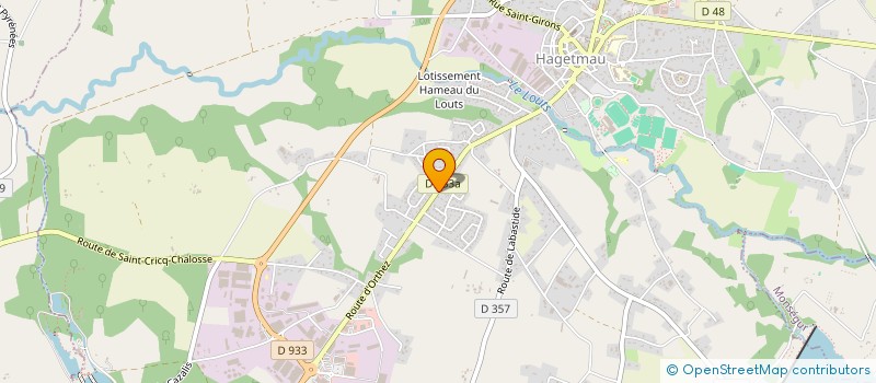 localisation de l'entreprise MADAME YVONNE MORA  HAGETMAU