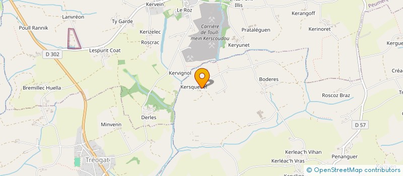 localisation de l'entreprise MADAME YVONNE MORZADEC  PLONEOUR LANVERN