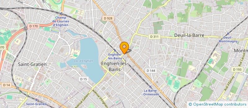 localisation de l'entreprise MADAME YVONNE MOULINEC à ENGHIEN-LES-BAINS