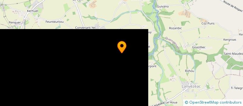 localisation de l'entreprise MADAME YVONNE NEDELEC  ROSPEZ