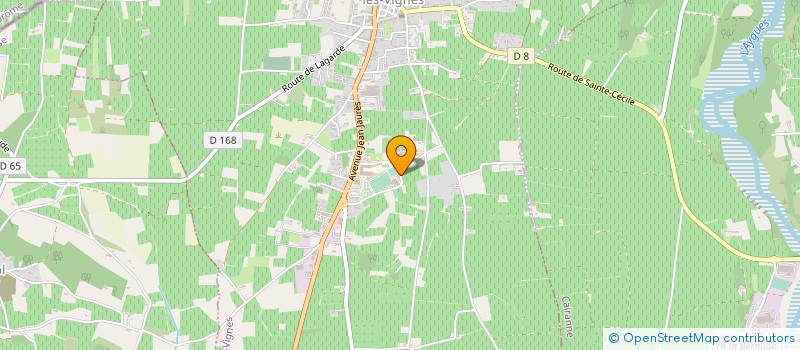 localisation de l'entreprise MADAME YVONNE NICOLAUD  CAIRANNE