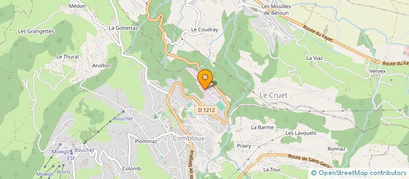 localisation de l'entreprise MADAME YVONNE OUVRIER-BUFFET à COMBLOUX