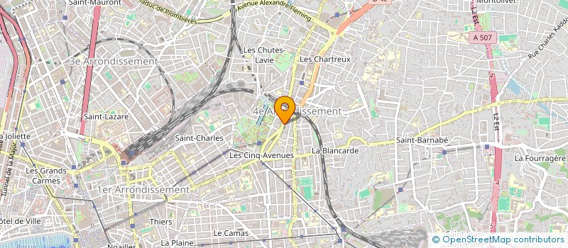 localisation de l'entreprise MADAME YVONNE PADOVANI à MARSEILLE