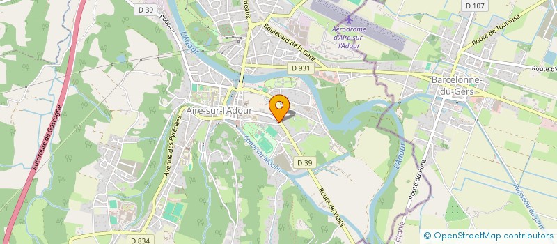 localisation de l'entreprise MADAME YVONNE PEHAU  DUHORT-BACHEN