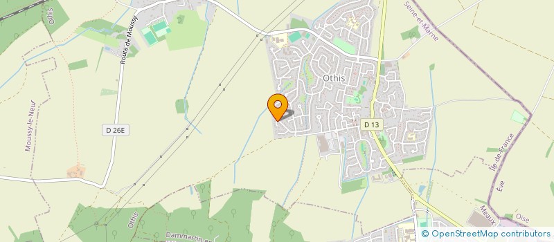 localisation de l'entreprise MADAME YVONNE PIGNARD  OTHIS