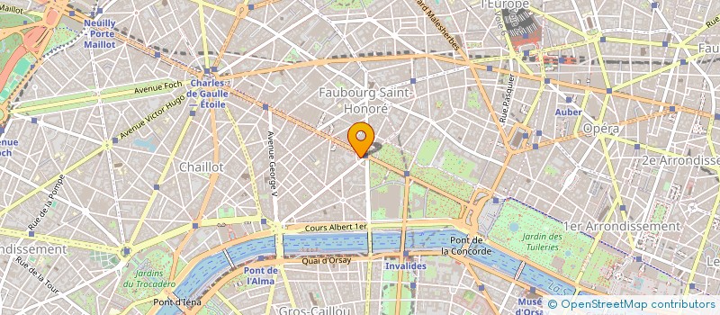 localisation de l'entreprise MADAME YVONNE PINGUET à PARIS