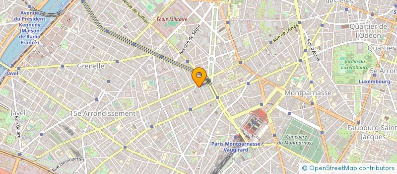 localisation de l'entreprise MADAME YVONNE PORCHET  PARIS