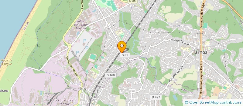 localisation de l'entreprise MADAME YVONNE PURISIMA  TARNOS