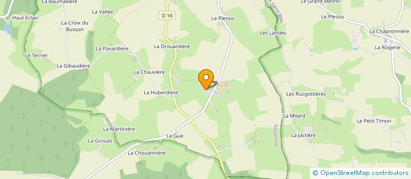 localisation de l'entreprise MADAME YVONNE QUESNE  SAINT-GERMAIN-DE-COULAMER