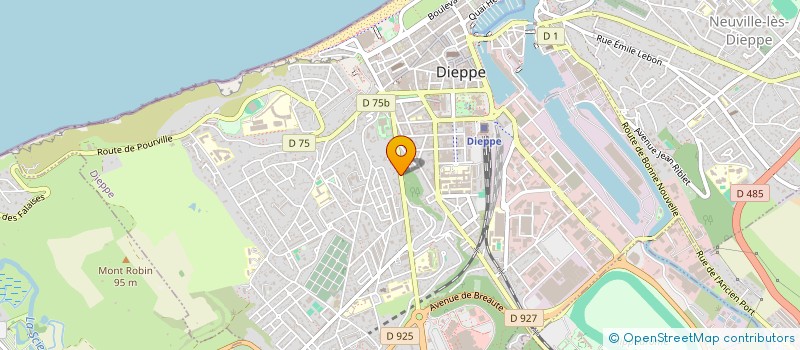 localisation de l'entreprise MADAME YVONNE RAMEL  DIEPPE