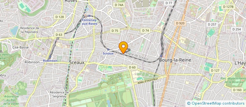 localisation de l'entreprise MADAME YVONNE RAVEROHANTARIZAY à SCEAUX