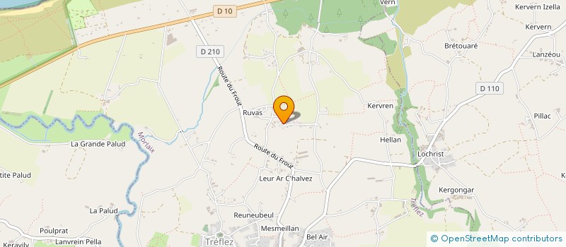 localisation de l'entreprise MADAME YVONNE REAL  TREFLEZ