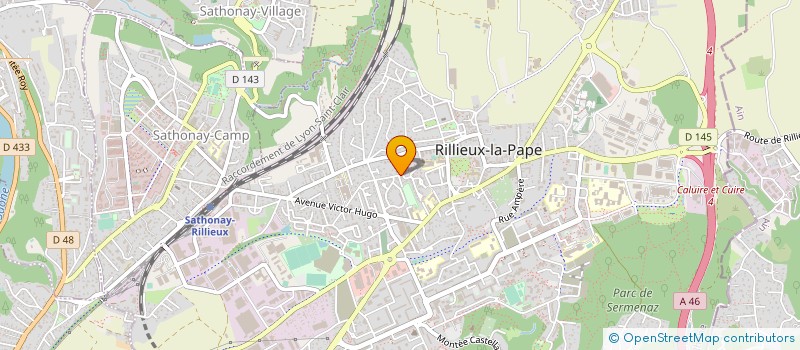 localisation de l'entreprise MADAME YVONNE REYMUET à RILLIEUX-LA-PAPE