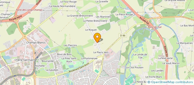 localisation de l'entreprise MADAME YVONNE ROBERT  CESSON-SEVIGNE