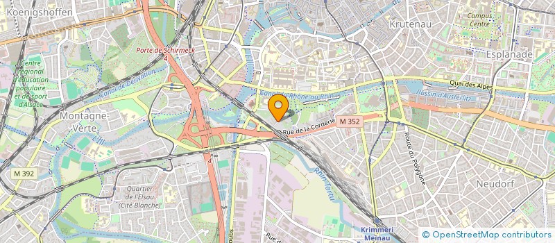 localisation de l'entreprise MADAME YVONNE ROESNER à STRASBOURG