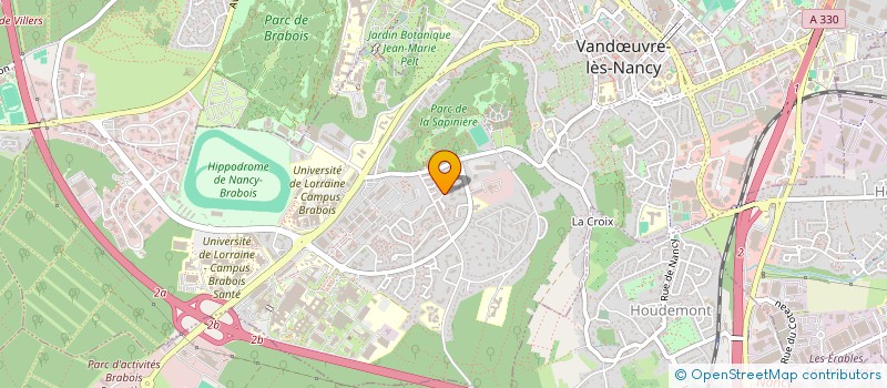 localisation de l'entreprise MADAME YVONNE ROUSSEL  VANDUVRE-LES-NANCY