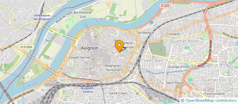 localisation de l'entreprise MADAME YVONNE SALTARELLI  AVIGNON