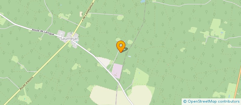 localisation de l'entreprise MADAME YVONNE SEGUIN  SAUMEJAN