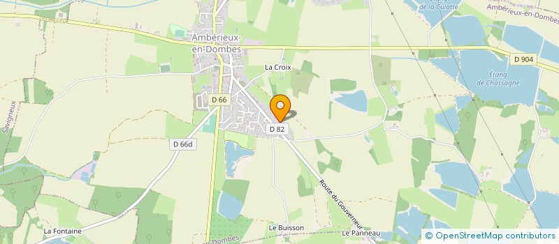 localisation de l'entreprise MADAME YVONNE SOQUET à AMBERIEUX-EN-DOMBES
