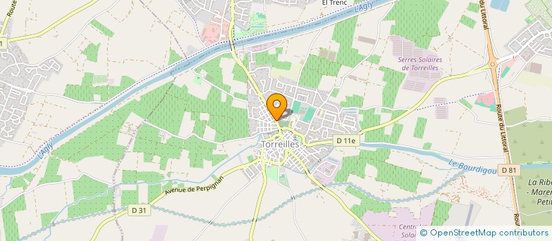 localisation de l'entreprise MADAME YVONNE SOS  TORREILLES