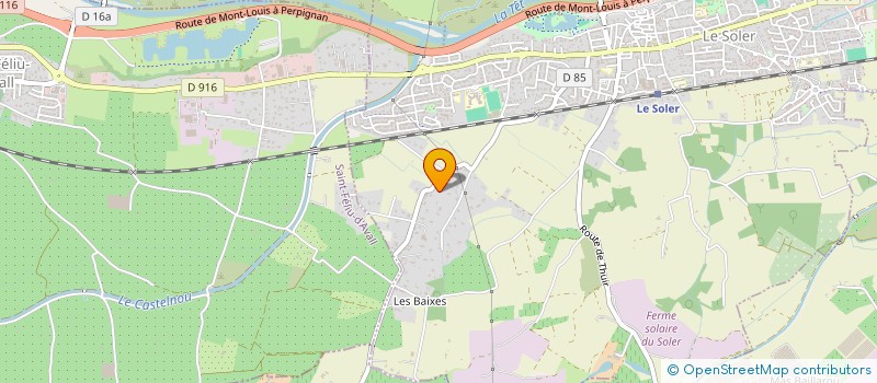 localisation de l'entreprise MADAME YVONNE SOUR  LE SOLER