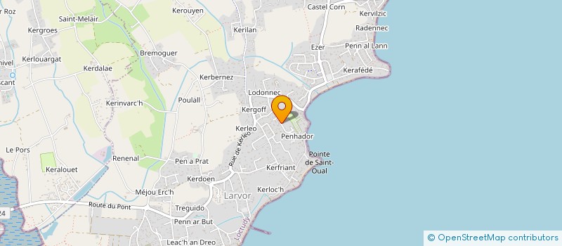 localisation de l'entreprise MADAME YVONNE STEPHAN  LOCTUDY