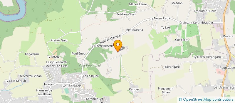 localisation de l'entreprise MADAME YVONNE STEPHANT  GOUESNACH