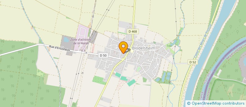 localisation de l'entreprise MADAME YVONNE TABARY  BLODELSHEIM