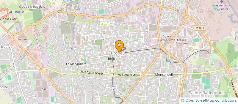 localisation de l'entreprise MADAME YVONNE TAFFARA RORIGUEZ  TOURS