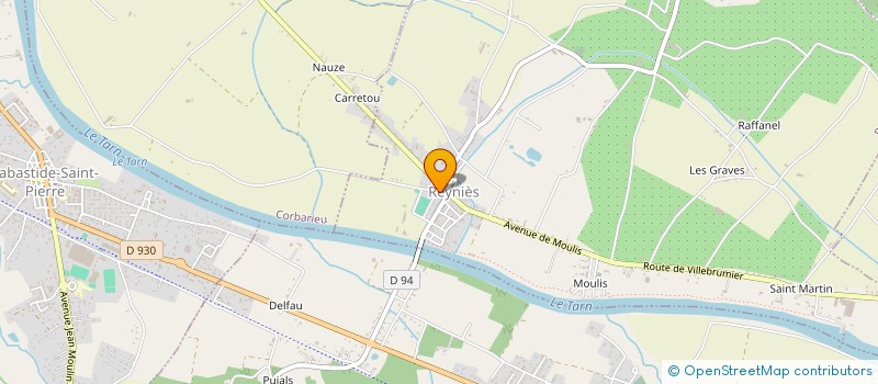 localisation de l'entreprise MADAME YVONNE TALABOT  REYNIES