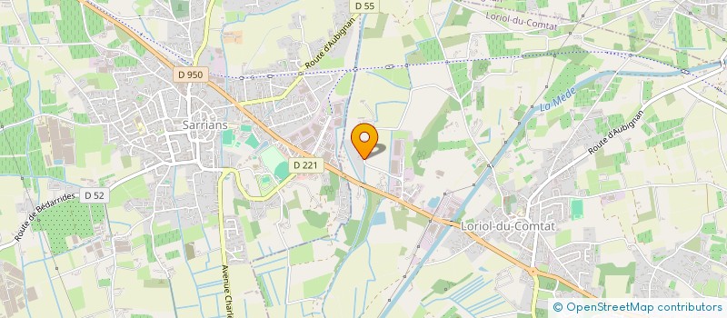 localisation de l'entreprise MADAME YVONNE TOMANDINI  LORIOL-DU-COMTAT