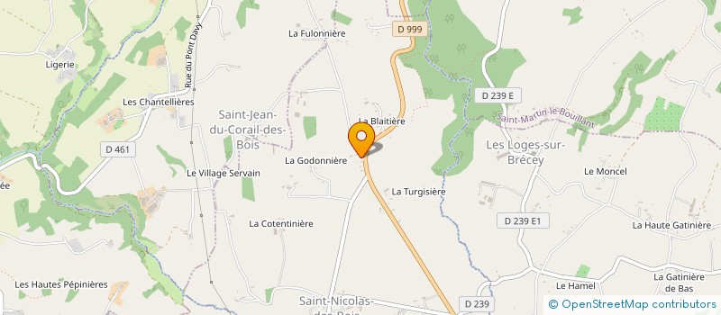 localisation de l'entreprise MADAME YVONNE TOUTAIN à LA CHAPELLE-UREE