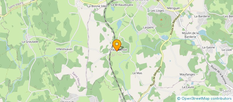 localisation de l'entreprise MADAME YVONNE VILLARD  LA BRIONNE