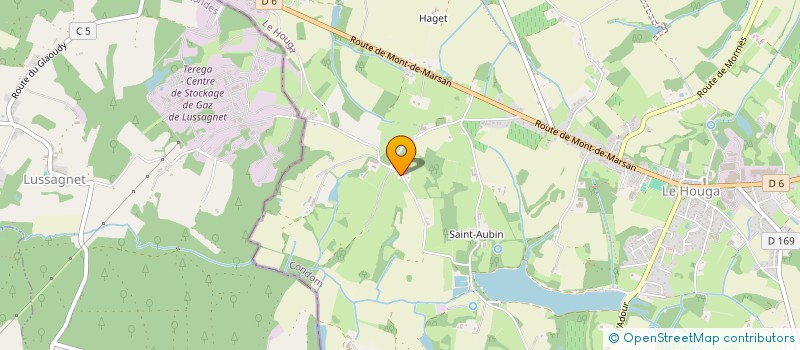 localisation de l'entreprise MADAME YVONNE VINCENT  PERCHEDE