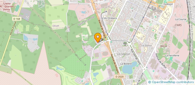 localisation de l'entreprise MADAME YVONNE WINTERSTEIN  ORLEANS