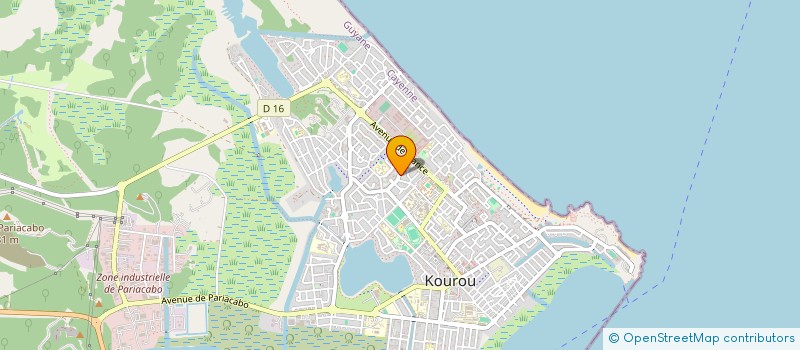 localisation de l'entreprise MADAME YVONNICK LETARD  KOUROU