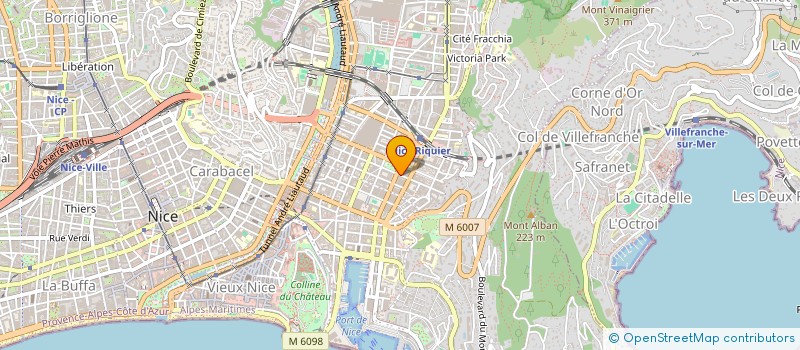 localisation de l'entreprise MADAME YZELINA RODRIGUES CARVALHO  NICE