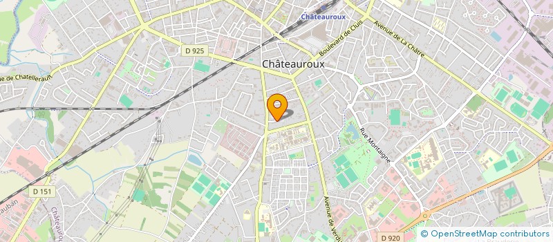 localisation de l'entreprise MADAME ZA LIADE à CHATEAUROUX