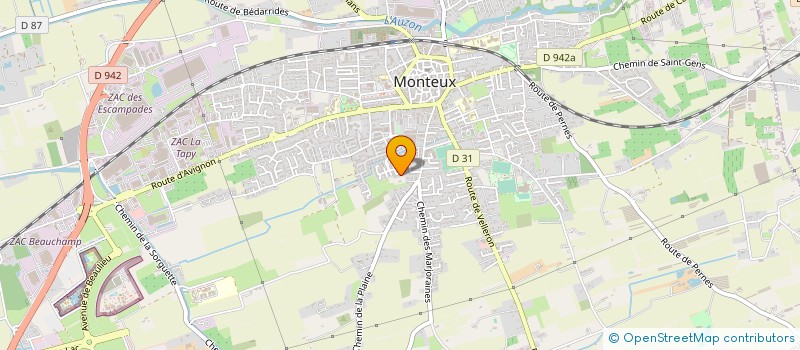 localisation de l'entreprise MADAME ZAARA OULDJI à MONTEUX
