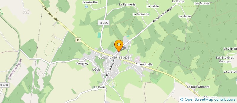localisation de l'entreprise MADAME ZABELLE ZAKARIAN-FARDE à SOLIGNY-LA-TRAPPE