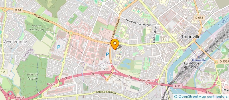 localisation de l'entreprise MADAME ZABOUR CHERIFA  THIONVILLE