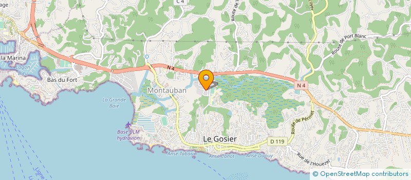 localisation de l'entreprise MADAME ZACHARIE ESNARD à LE GOSIER