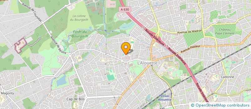 localisation de l'entreprise MADAME ZADI DOUKOU  PESSAC