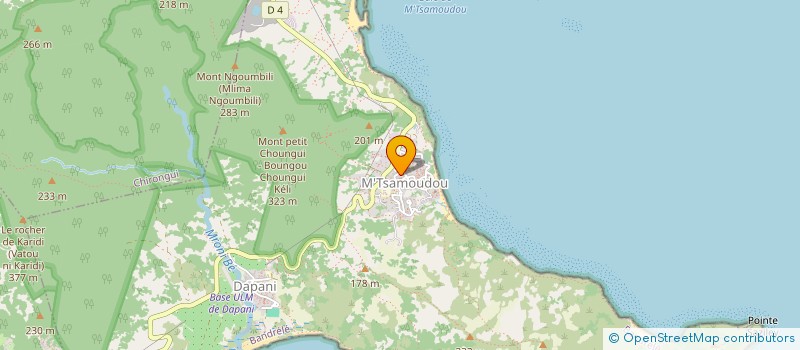 localisation de l'entreprise MADAME ZAFISOA KINKOU  BANDRELE