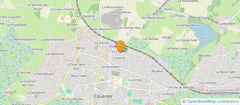 localisation de l'entreprise MADAME ZAGE MIGUEL à COUERON