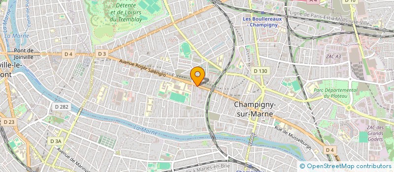 localisation de l'entreprise MADAME ZAHARA MVOULANA  CHAMPIGNY-SUR-MARNE