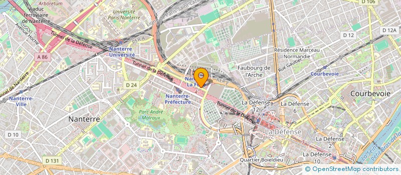 localisation de l'entreprise MADAME ZAHARATI ASSOUMANI  NANTERRE